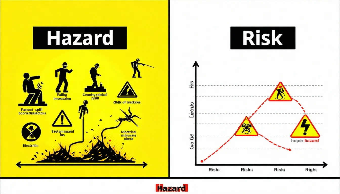 what is a risk vs. hazard?